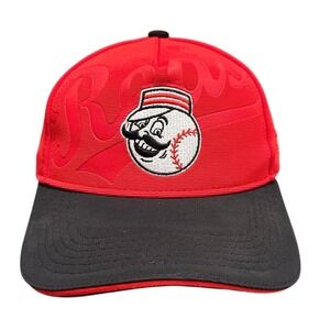 Cincinnati Reds MLB Baseball Melonwear Youth Hat Cap Snapback‎ Red Black